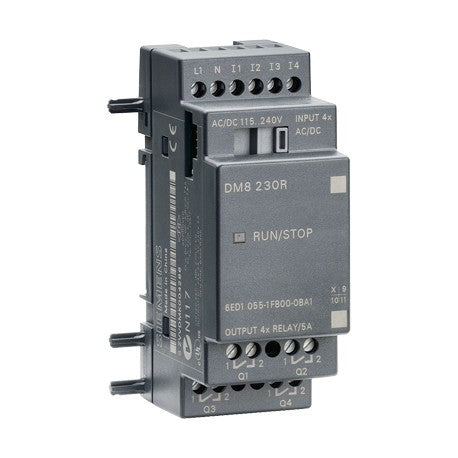 Siemens 6ED1055-1FB00-0BA1 LOGO! DM8 230R Expansion Module