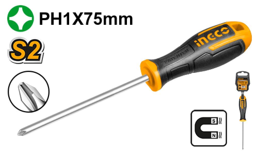 INGCO Phillips Screwdriver – Multiple Sizes