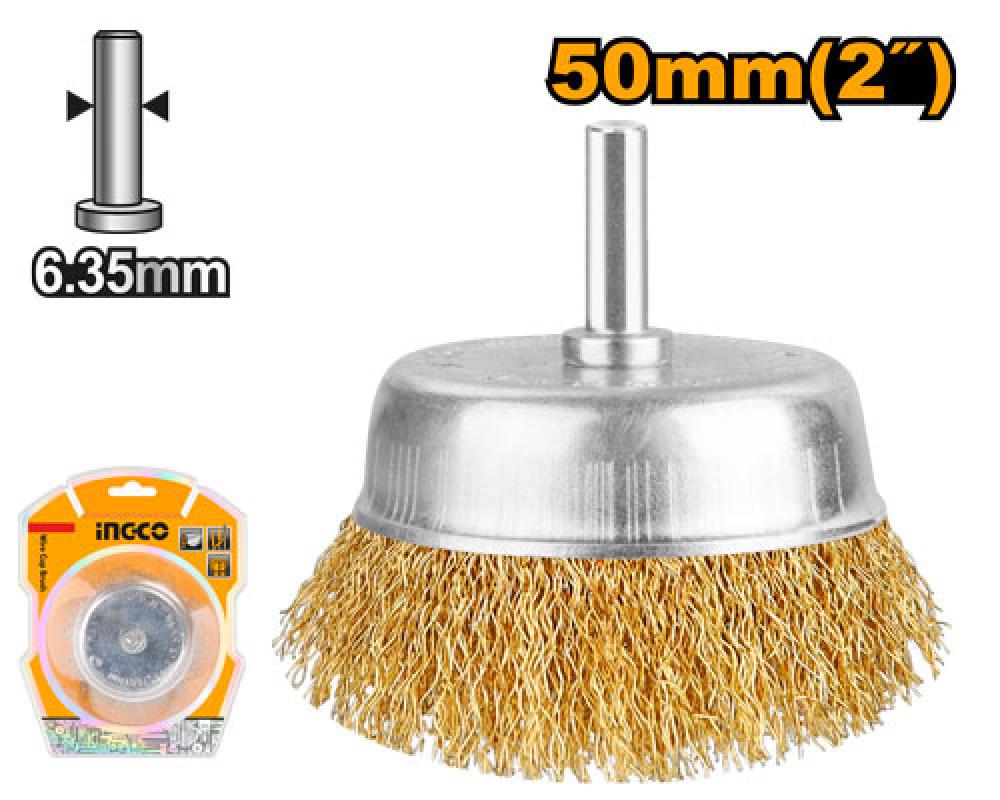 INGCO Drill Wire Cup Brush 50mm 2"