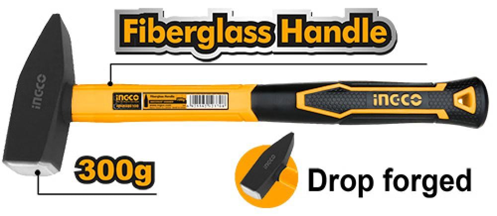 INGCO Fibreglass Hammer 300g