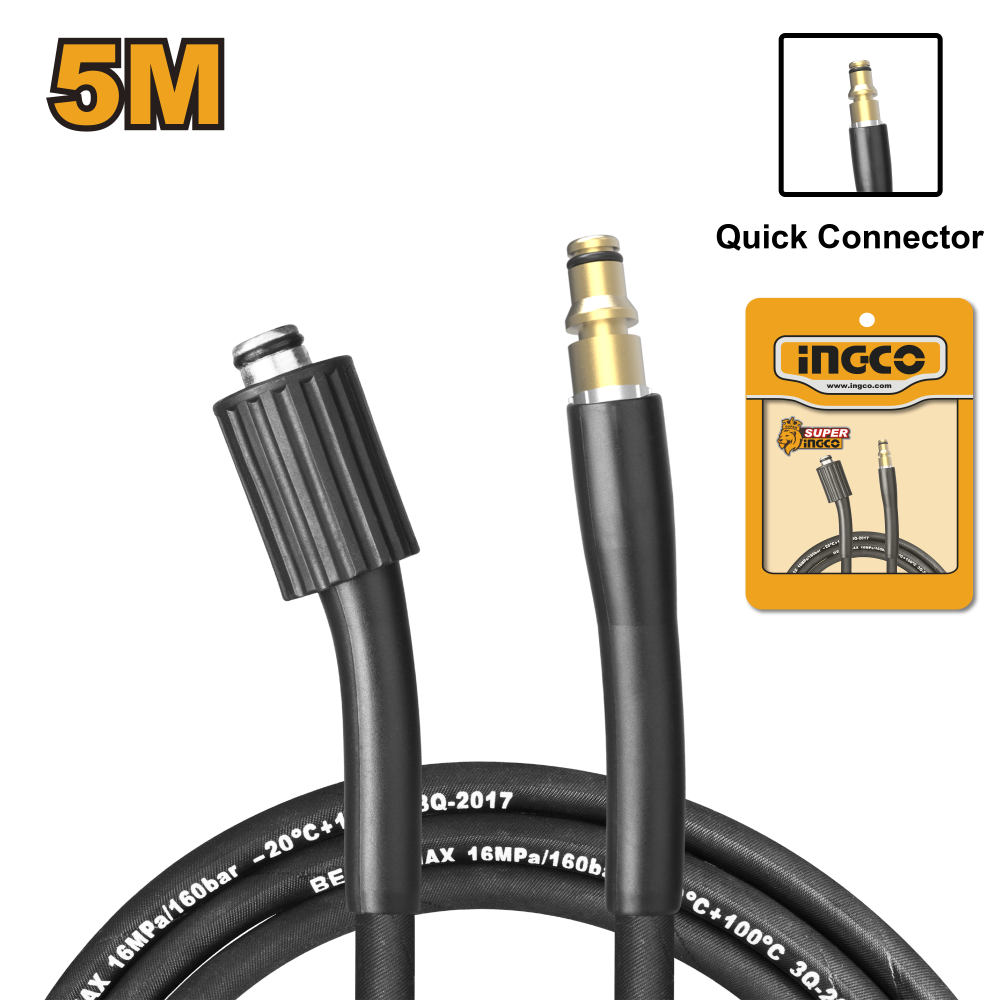 INGCO High-Pressure Hose Quick-Connect 5m