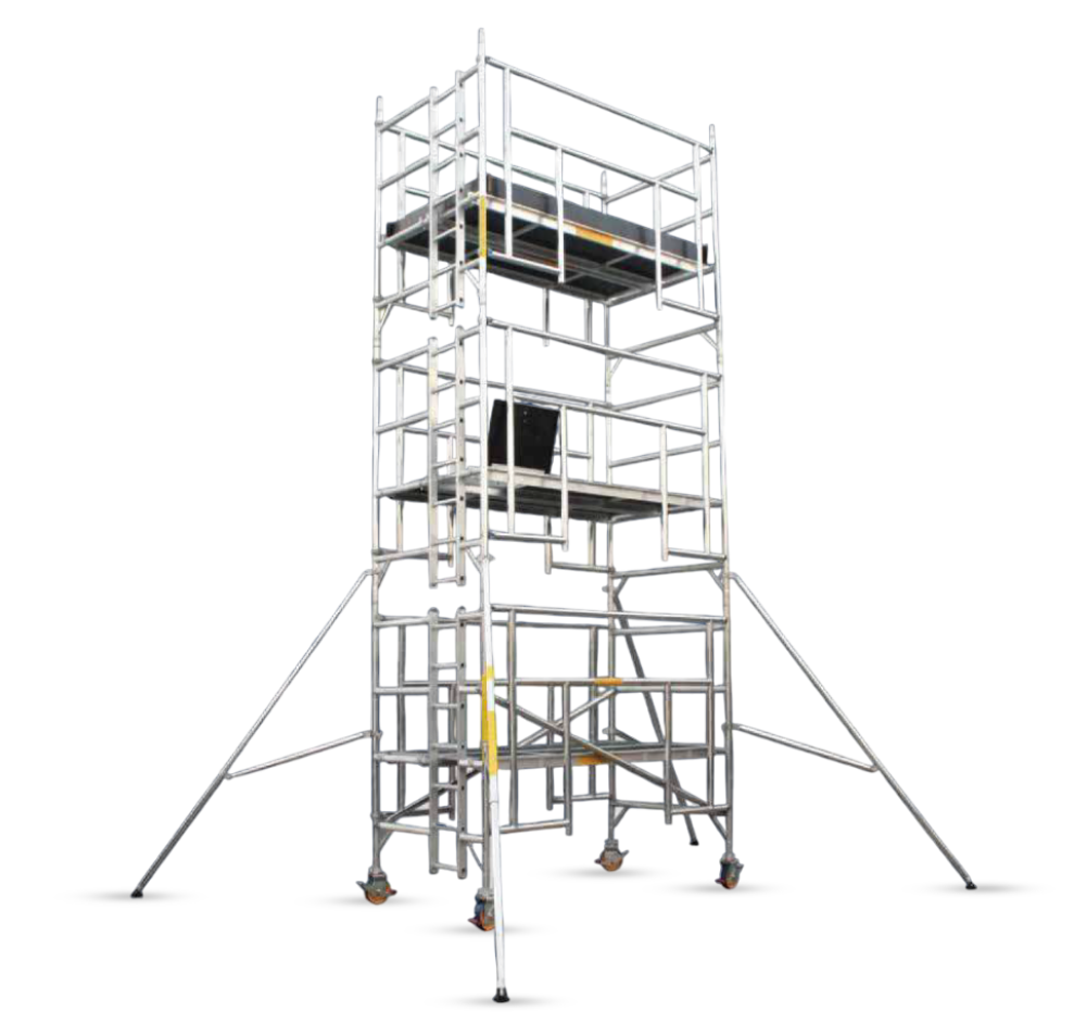 Wide Aluminium Scaffolding Tower – Multiple Sizes