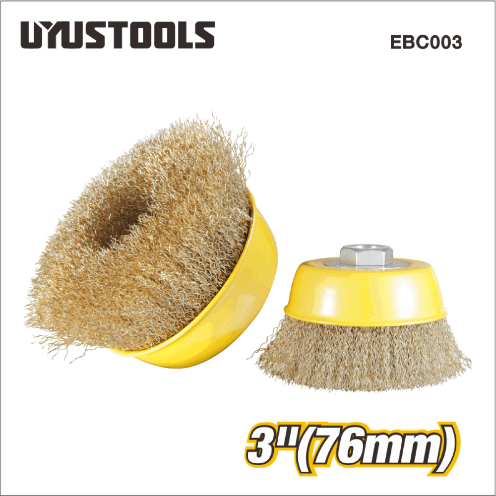 INGCO Wire Cup Brush 3" 75mm Economy