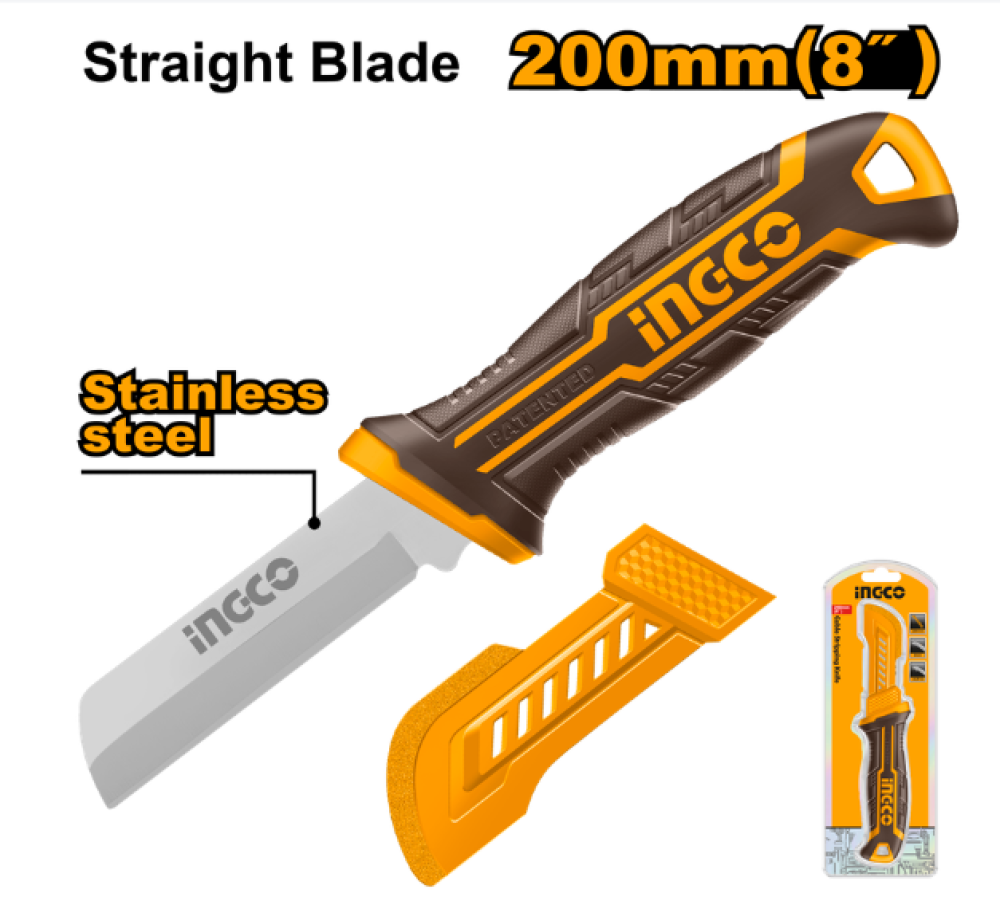 INGCO Cable Stripping Knife 200mm 8"