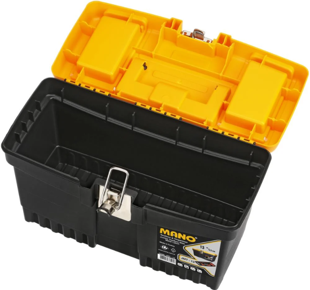 INGCO Tool Box 13" with Metal Lock