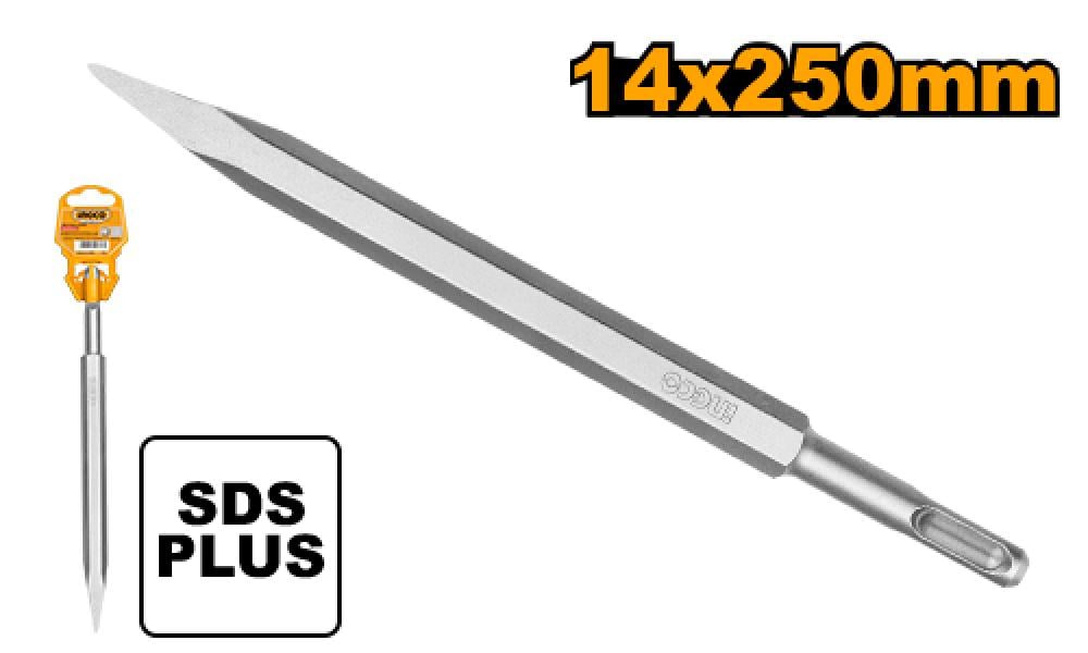 INGCO Pointed SDS-Plus Hammer Chisel 14mm