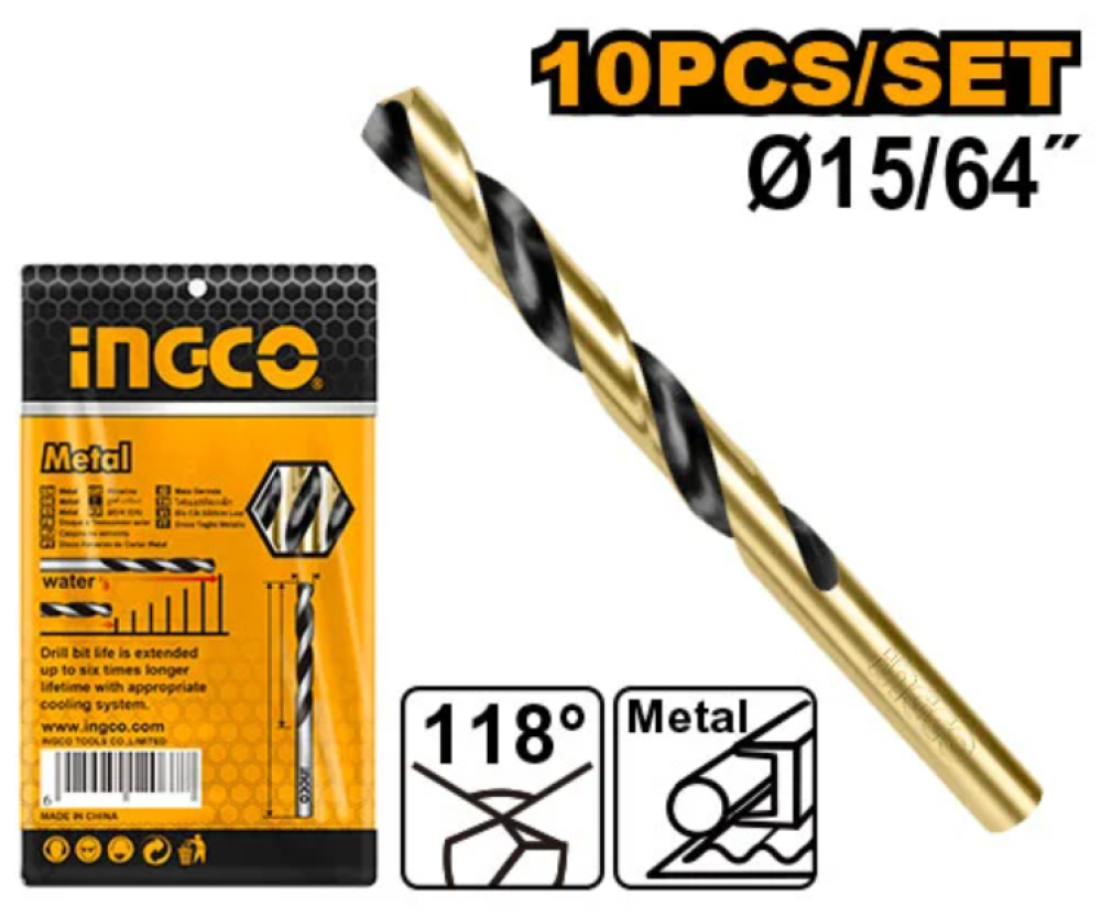 INGCO HSS Metal Drill Bit 6mm
