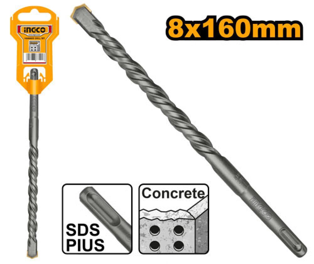 INGCO Black Masonry Drill Bit 6×210mm