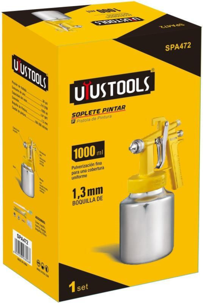 UYUSTOOLS HQ Paint Spray Gun 1000ml