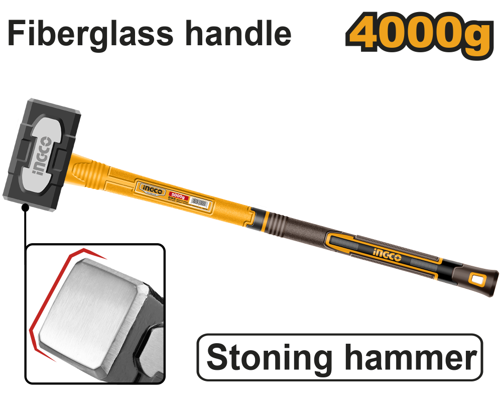 INGCO Fibreglass Hammer 4000g