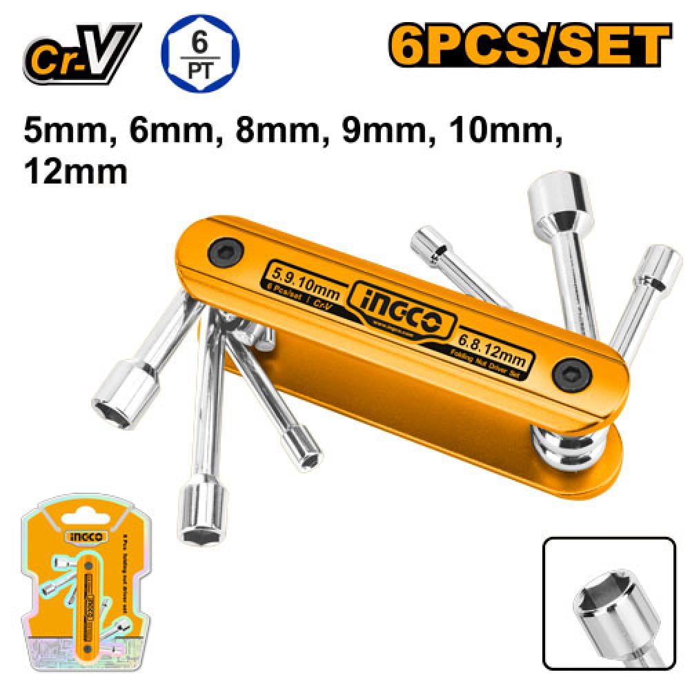 INGCO Socket Set – 6 Piece 1/2"