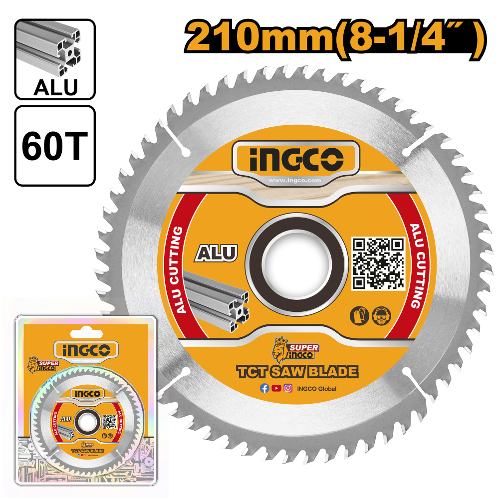 INGCO Aluminium Circular Blade 8.25" 210mm