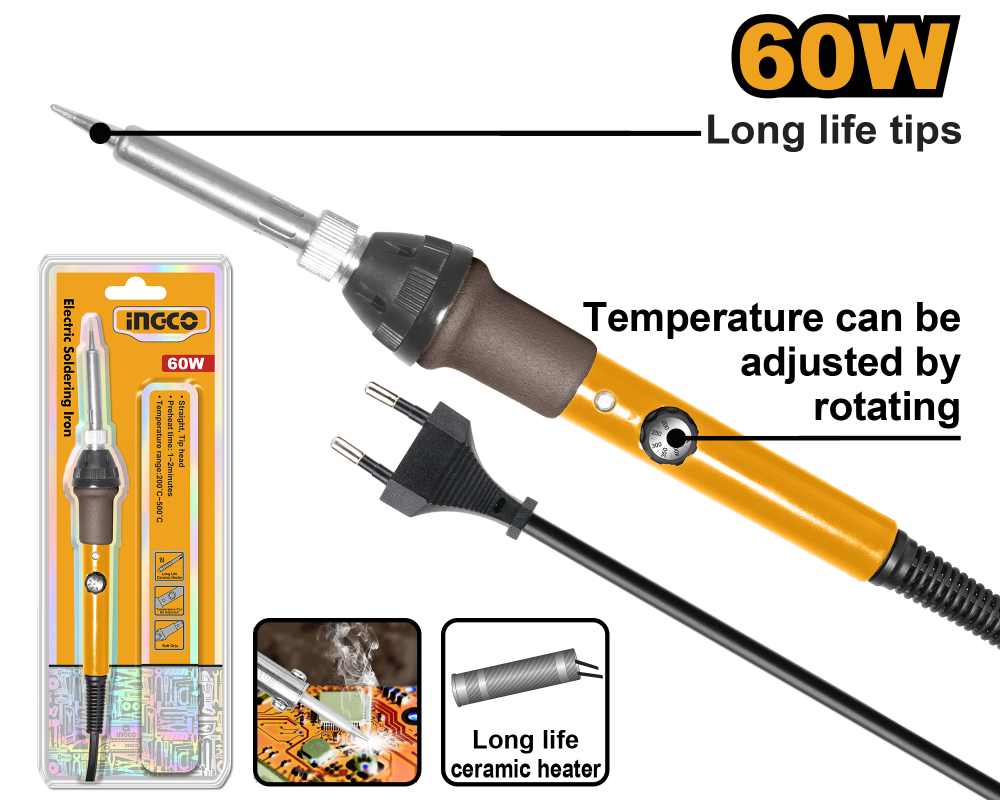 INGCO Electric Soldering Iron 60W