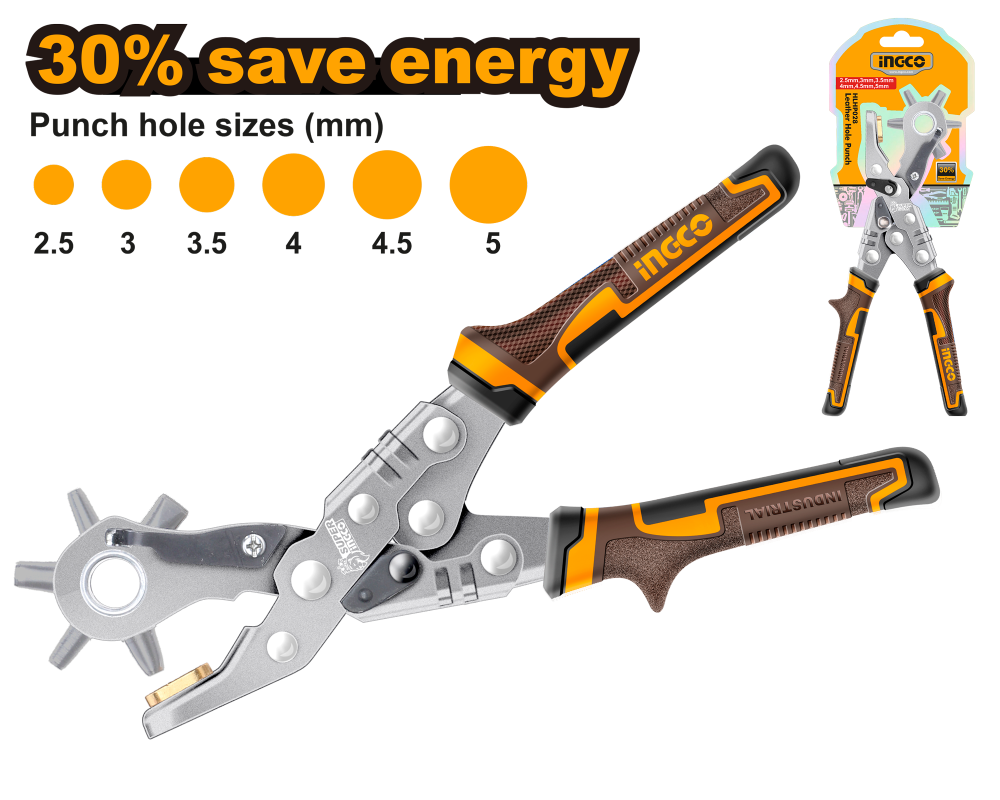 INGCO Leather Hole Punch Pliers