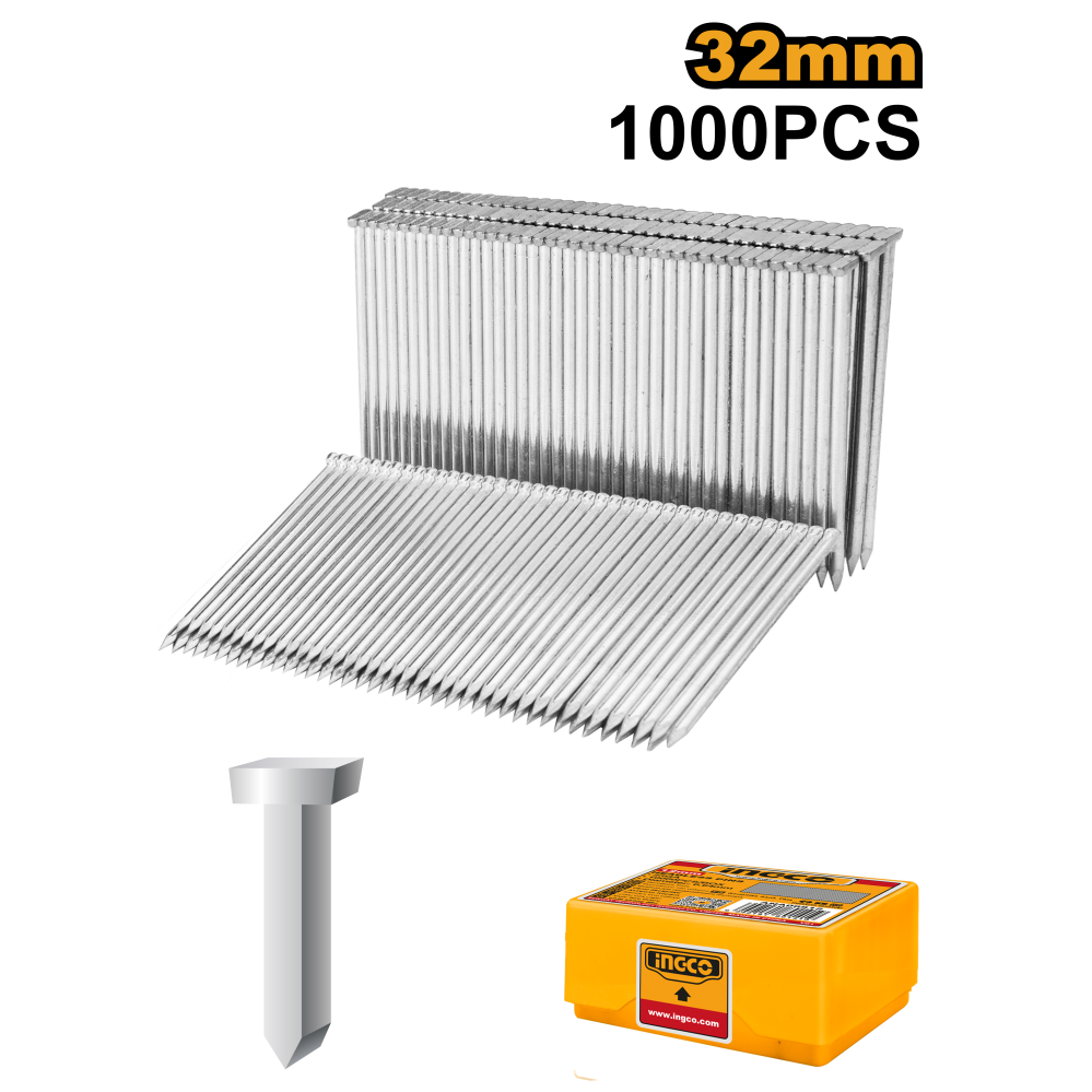 INGCO Concrete Nails 32mm – 1000 Piece