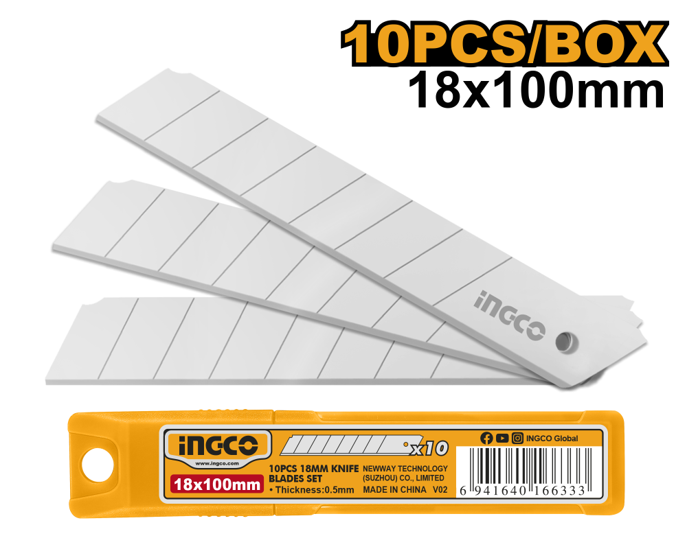 INGCO Long Blades – 10 Piece