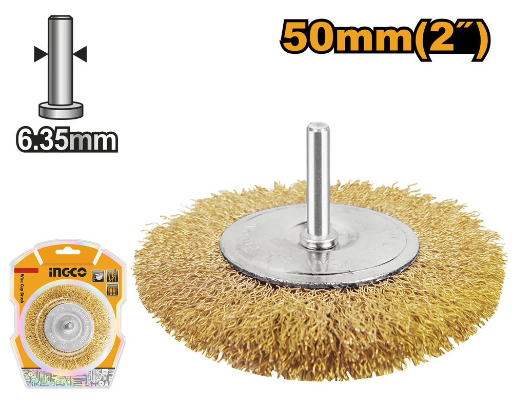 INGCO Drill Wire Cup Brush 50mm 2" B
