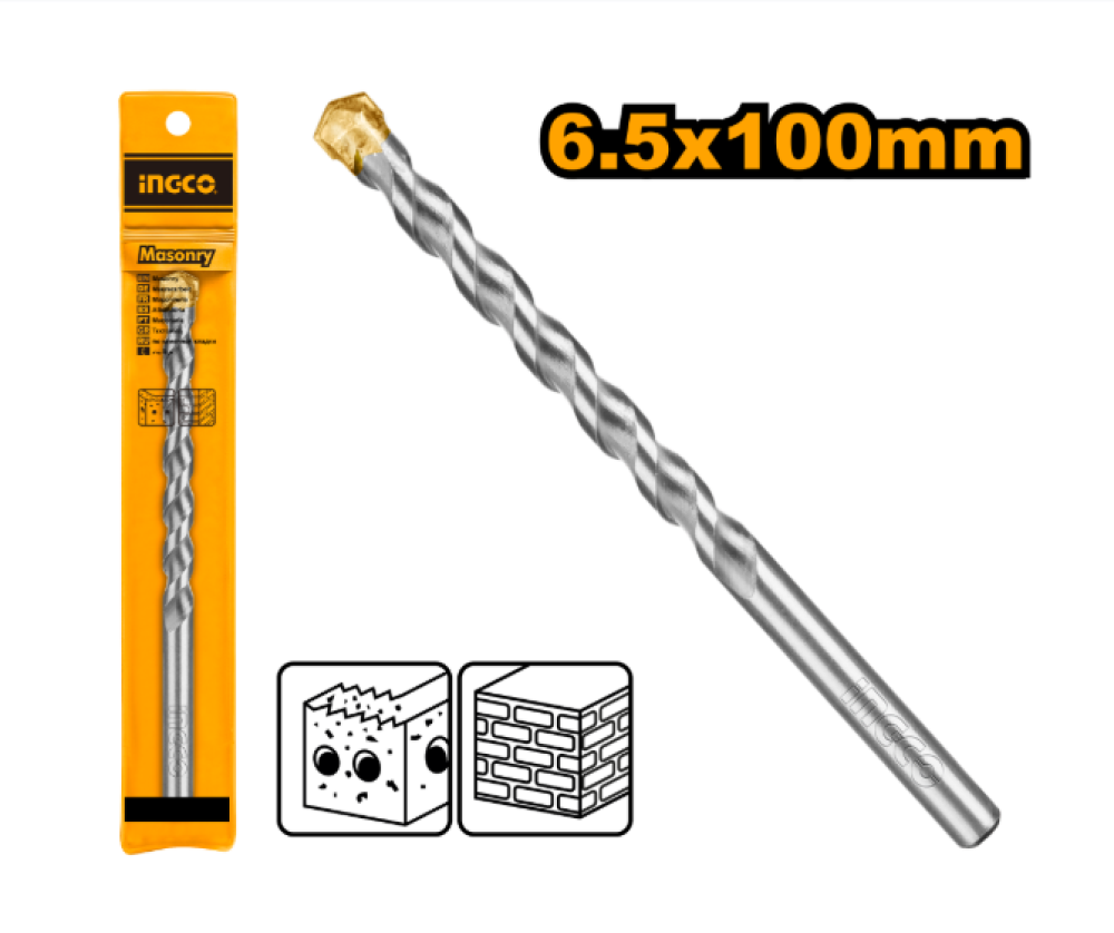 INGCO Carbide Masonry Drill Bit 6mm × 150mm