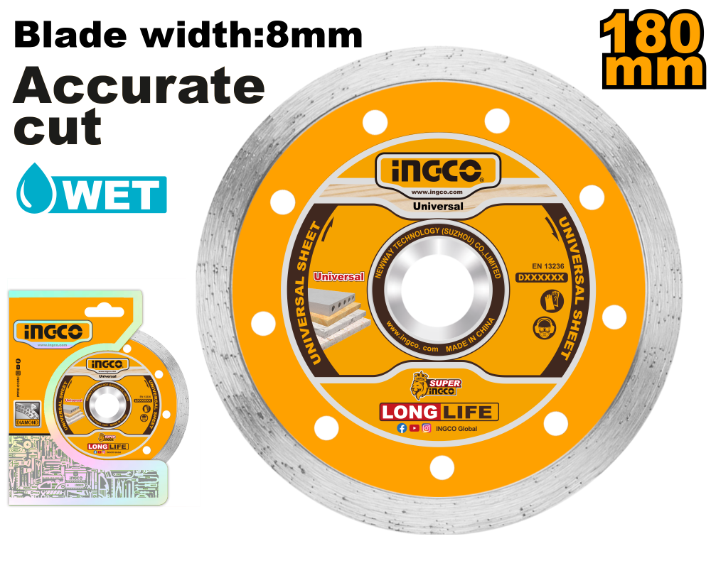 INGCO Closed Granite Disc 7" 180mm