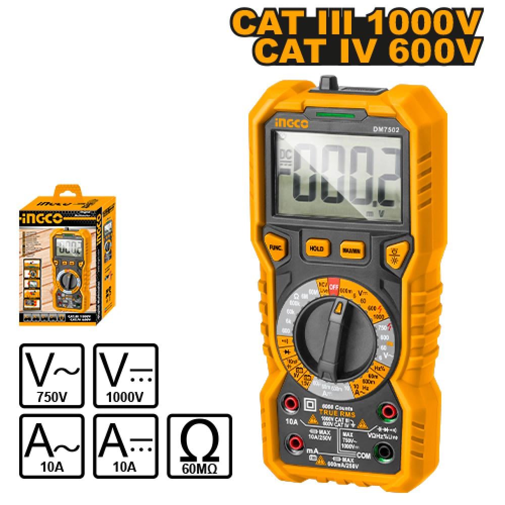 INGCO Digital Multimeter 1000V