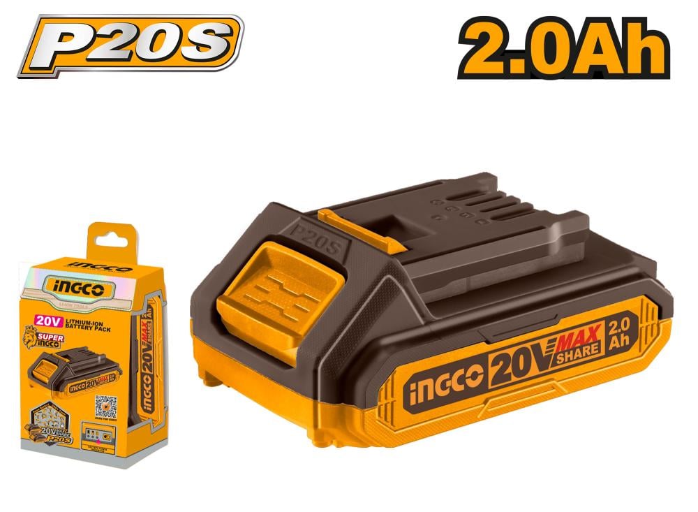 INGCO 20V 2Ah Lithium Battery P20s