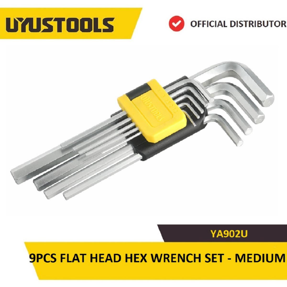 UYUSTOOLS Hex Key Set – 9 Piece Metric Long