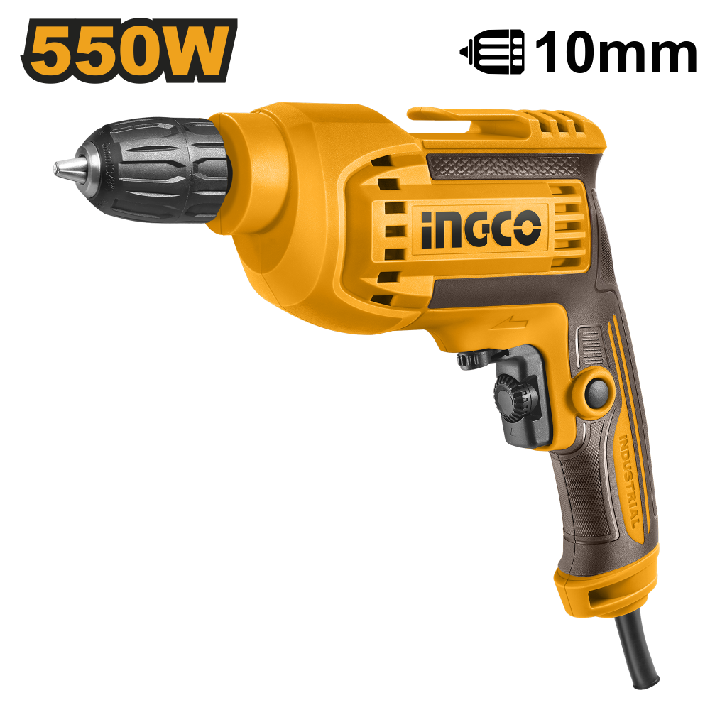INGCO Corded Drill 550W 10mm Chuck