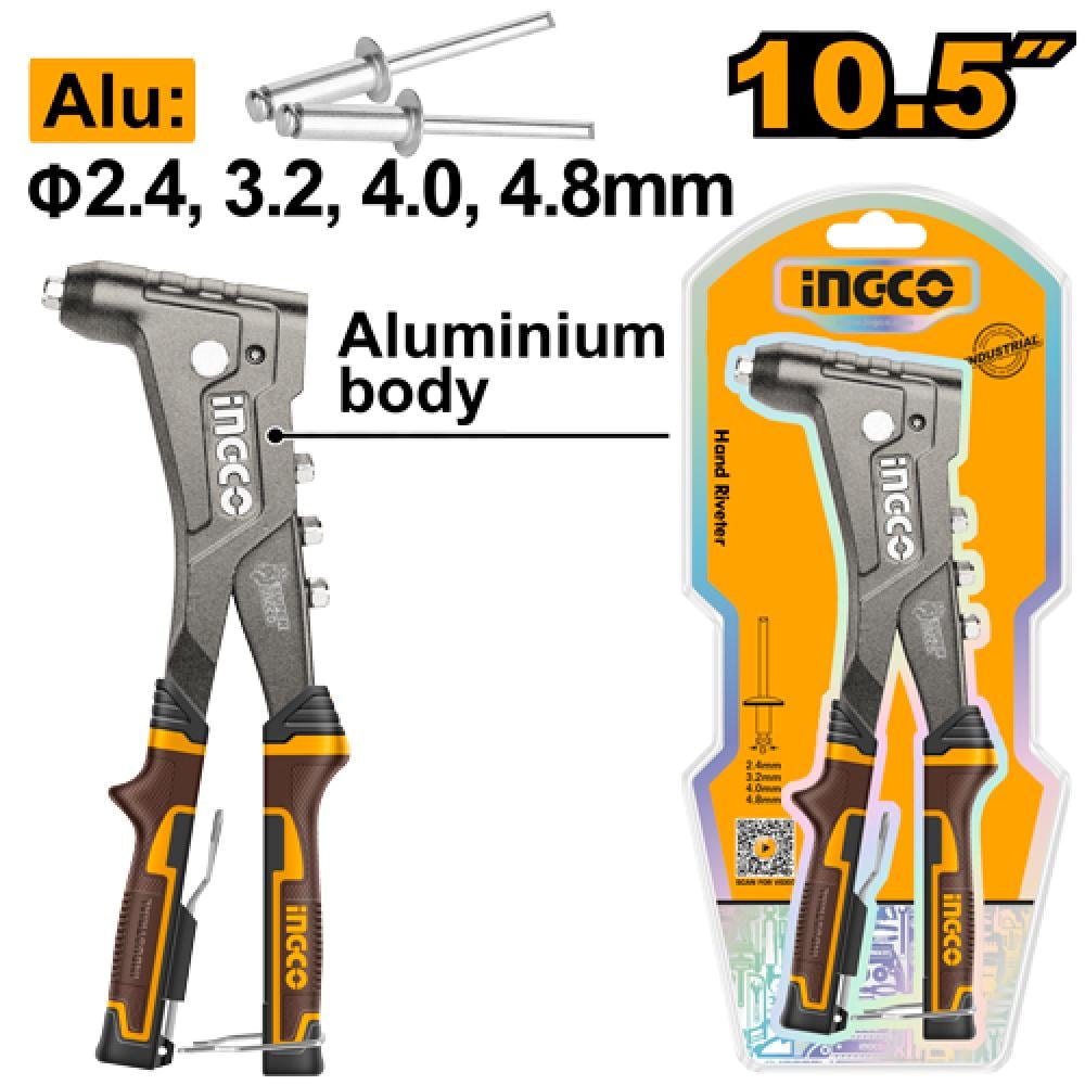 INGCO Aluminium Blind Rivet Tool 10.5"