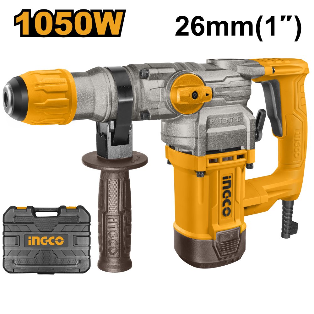 INGCO SDS Rotary Hammer Drill 1050W 26mm