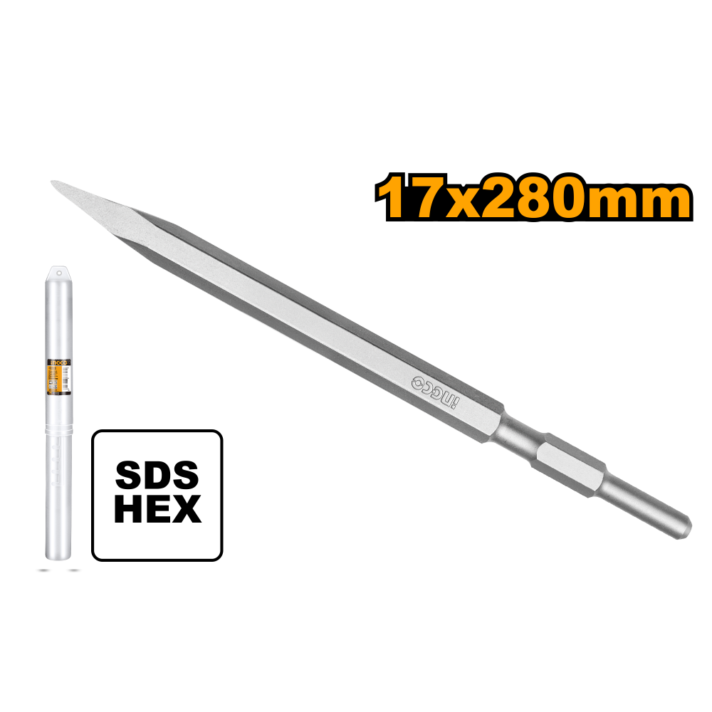 INGCO Pointed Breaker Chisel for Air Compressor
