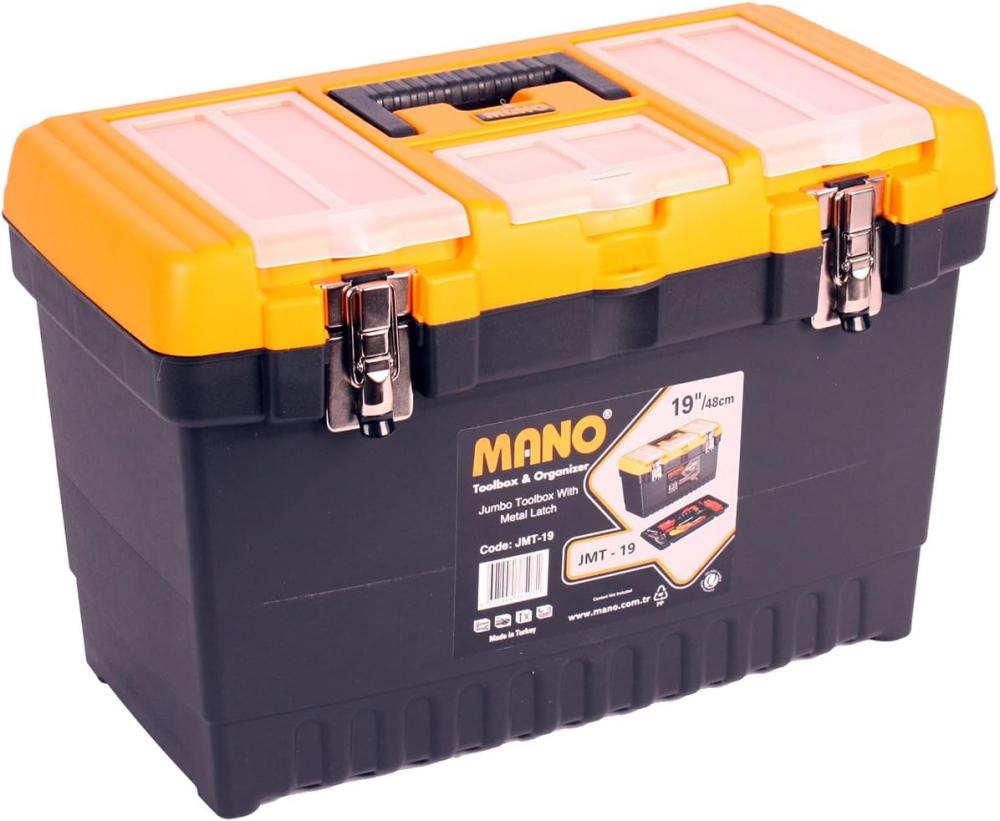 INGCO Deep Tool Box 19" with Metal Lock