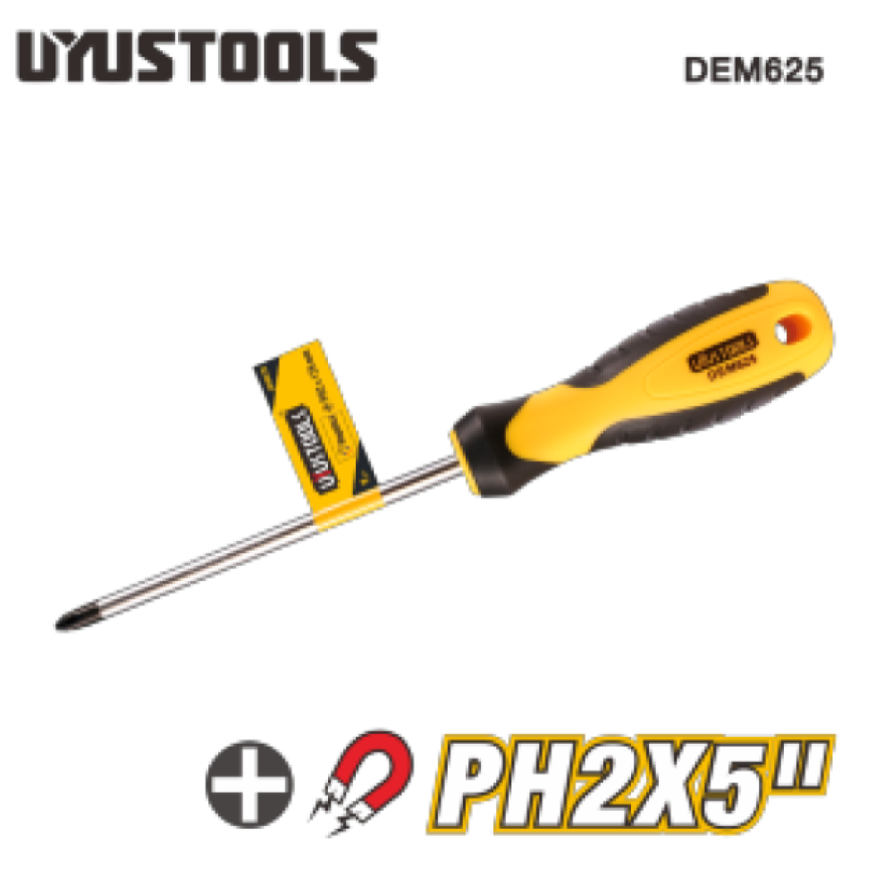 INGCO Magnetic Phillips Screwdriver PH2 – 2 Sizes