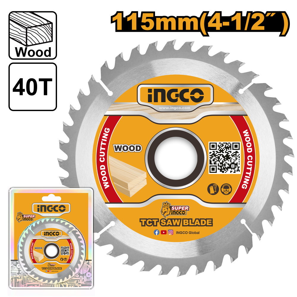 INGCO Wood Circular Blade 4.5" 115mm