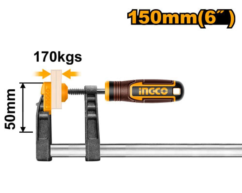 INGCO F-Clamp 6"