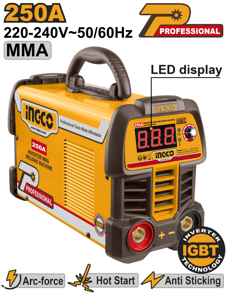 INGCO Inverter Welding Machine 250A Industrial