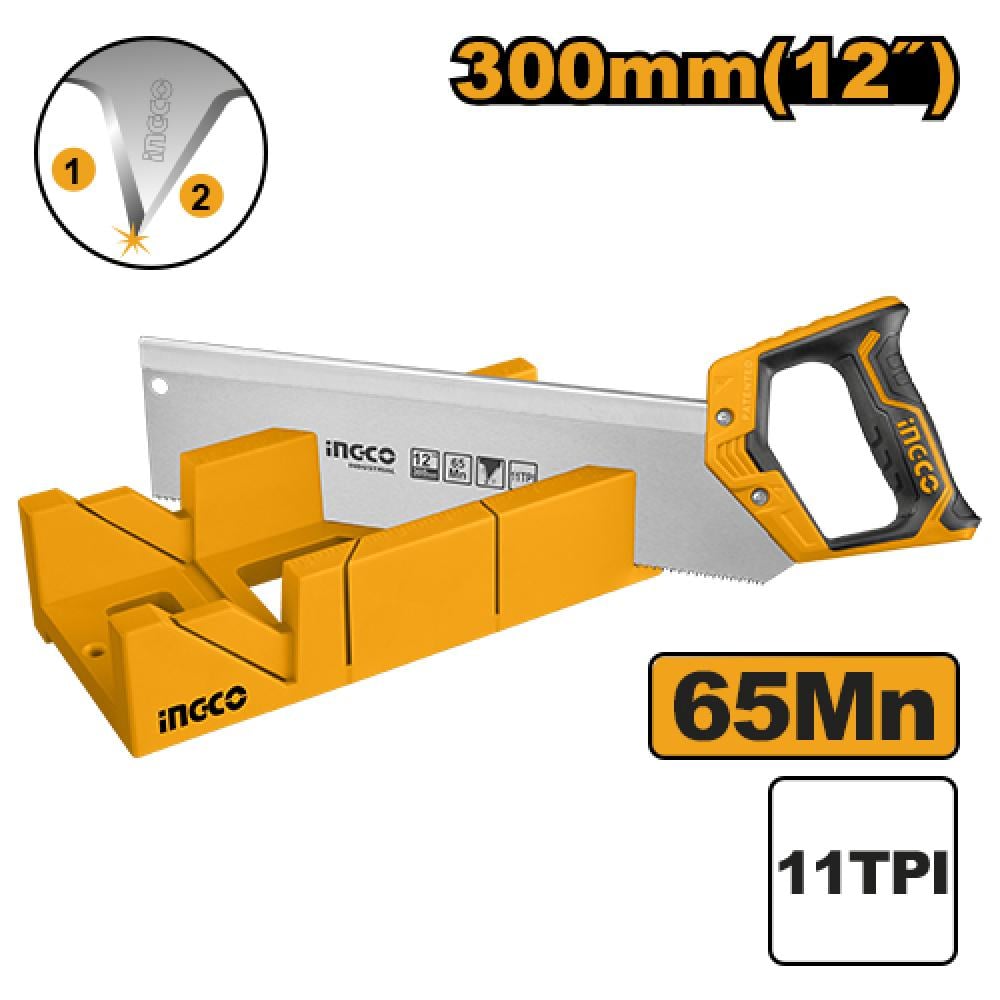 INGCO Mitre Box with Saw 12"