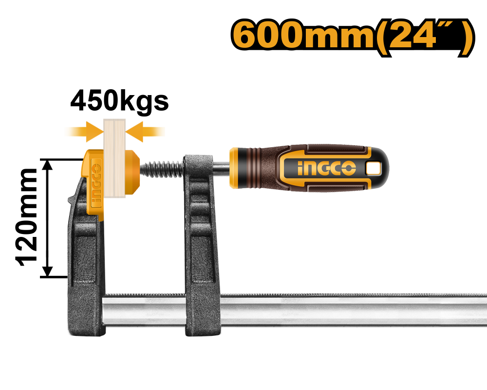 INGCO F-Clamp 24"