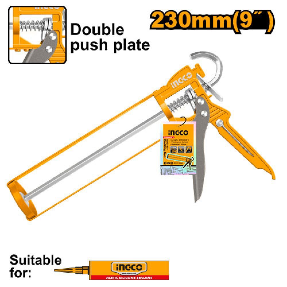 INGCO Silicone Caulking Gun 9" (230mm)