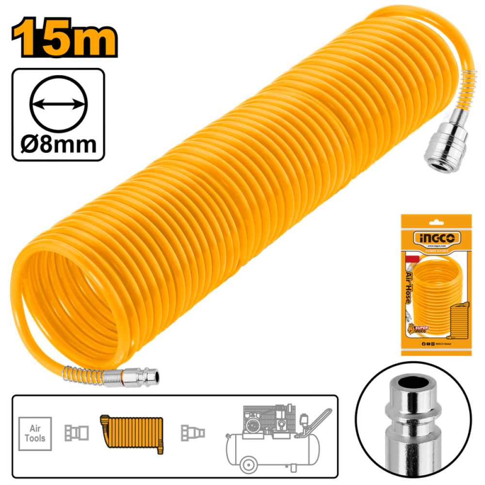 PU High-Quality Air Hose 15m
