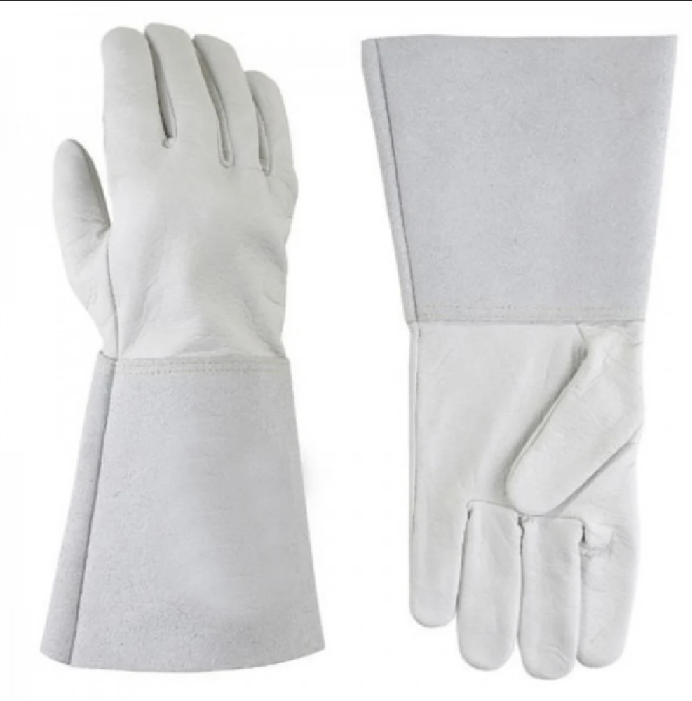 White Welding Gloves – 2 Sizes (10 Packs × 12)