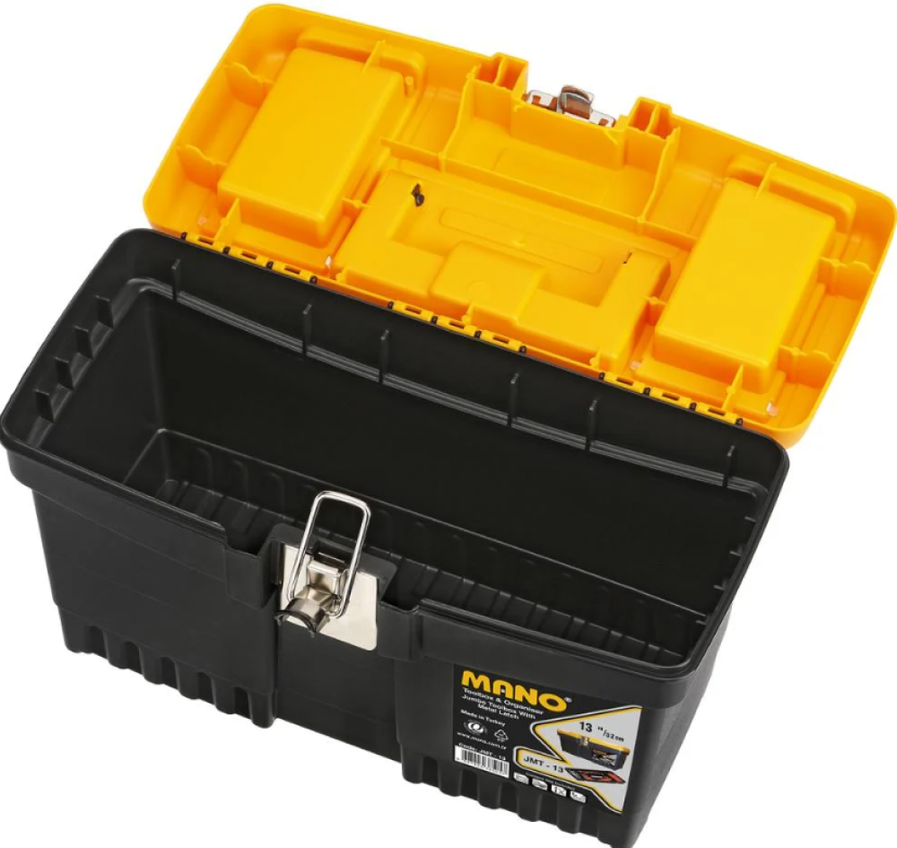 INGCO Deep Tool Box 13" with Metal Lock