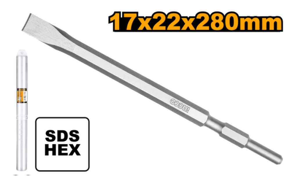 INGCO Flat Breaker Chisel for Air Compressor