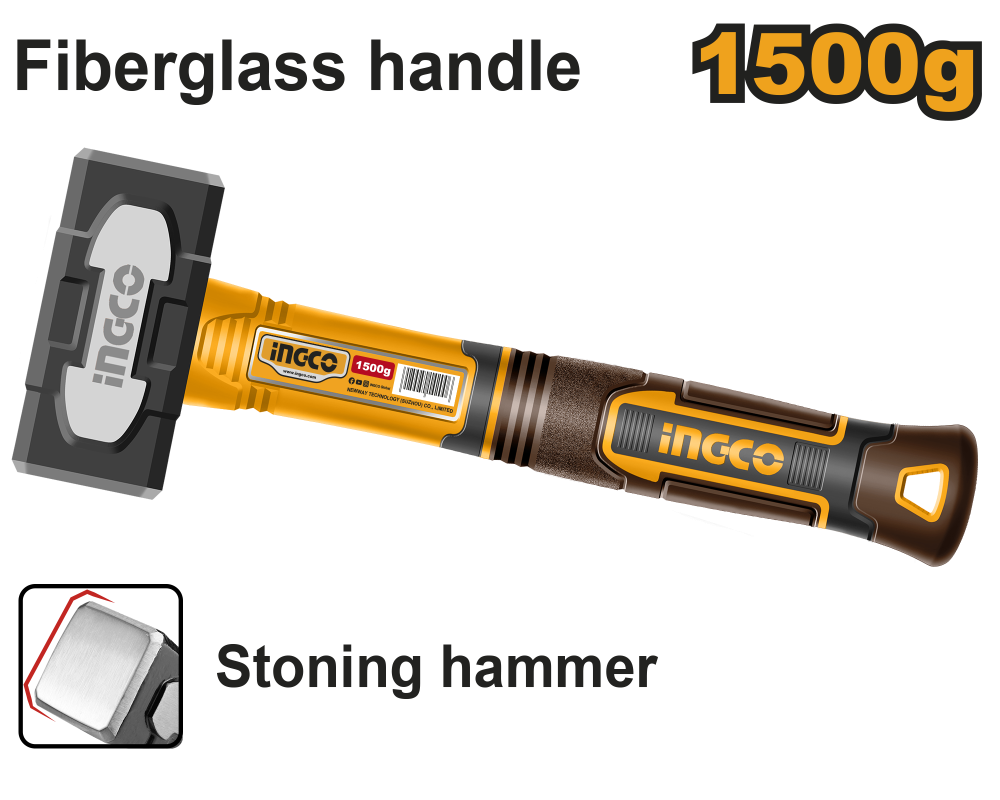 INGCO Fibreglass Hammer 1500g
