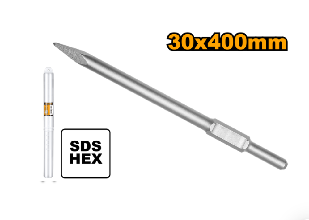 INGCO Pointed Breaker Chisel 400mm