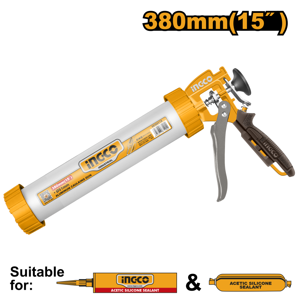 INGCO Silicone Caulking Gun 15"