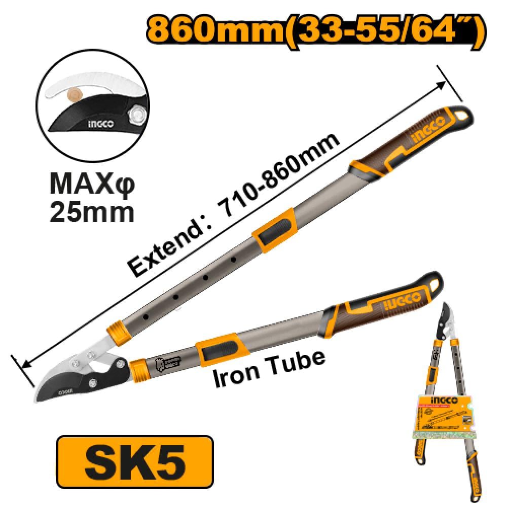 Professional Long-Reach Ratchet Pruning Shears