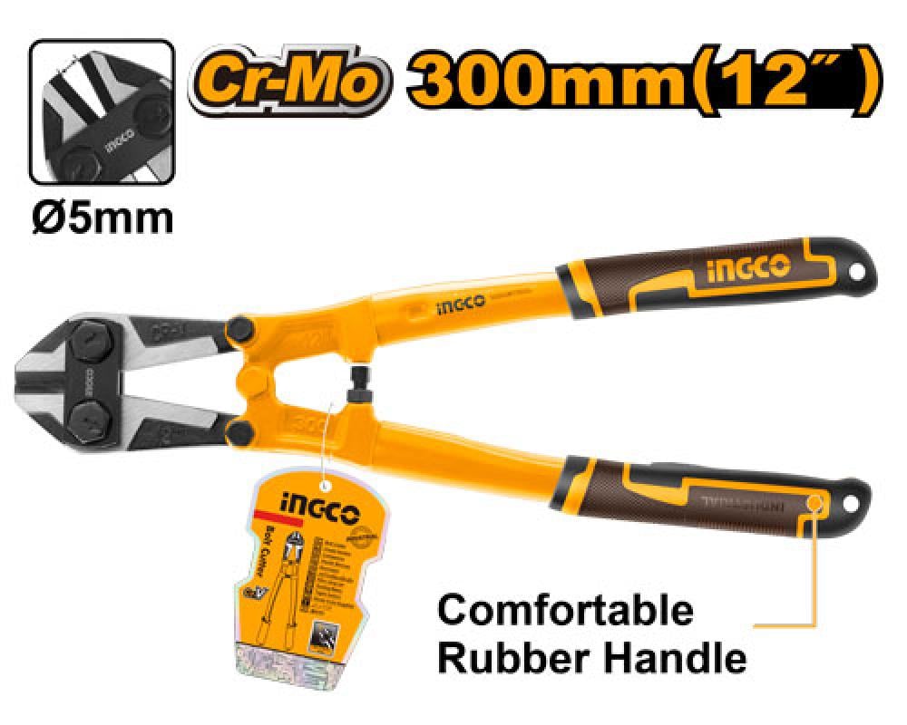 INGCO Metal Shears 12" Rubber Handle