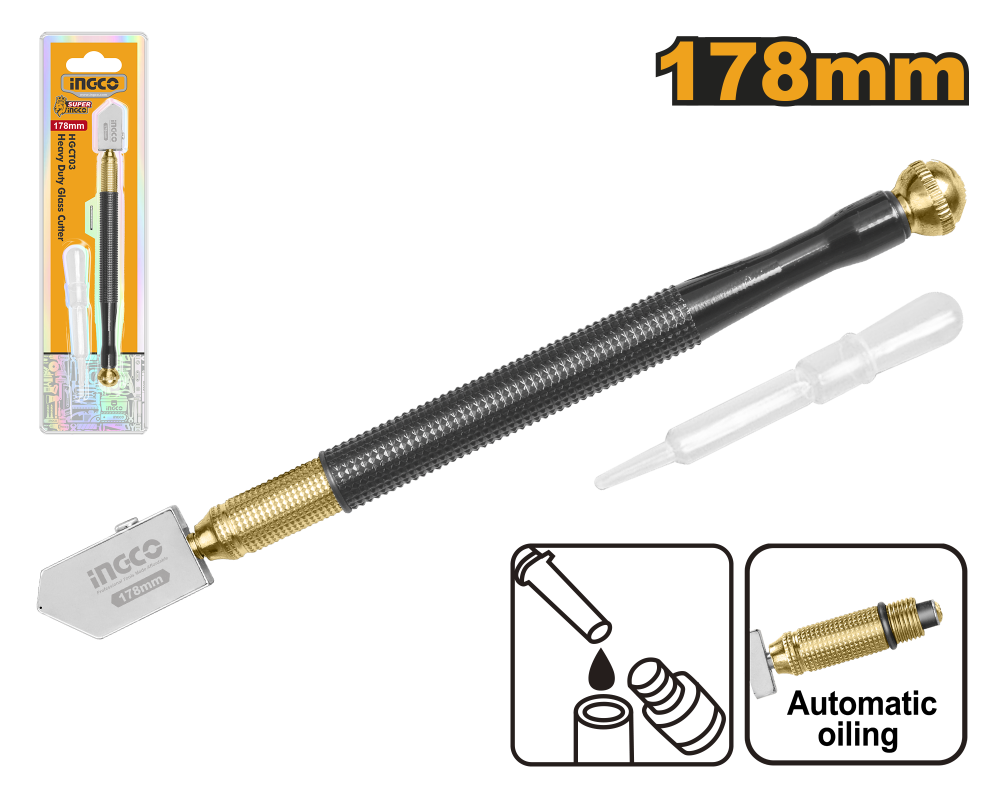 INGCO Automatic Oil-Feed Glass Cutter