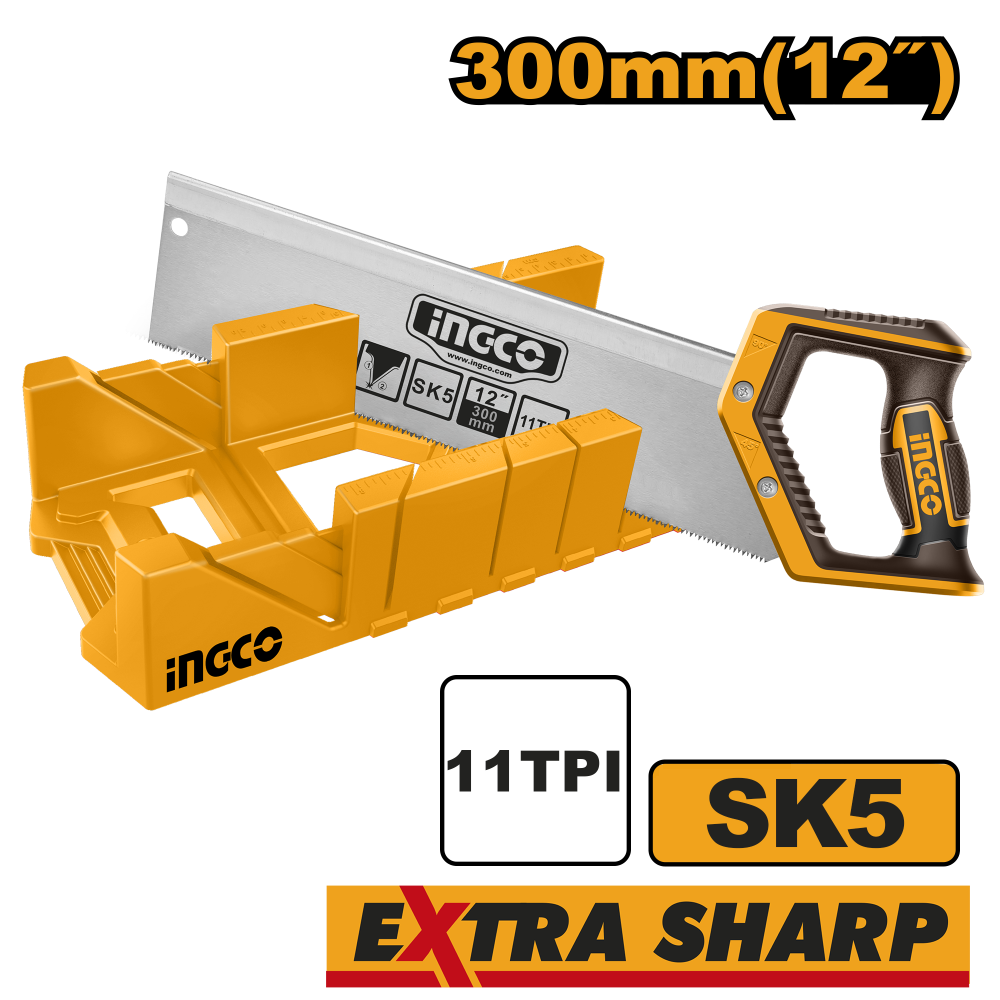 INGCO Mitre Box with Saw 12" B